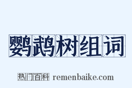 鹦鹉树组词是什么意思的图片